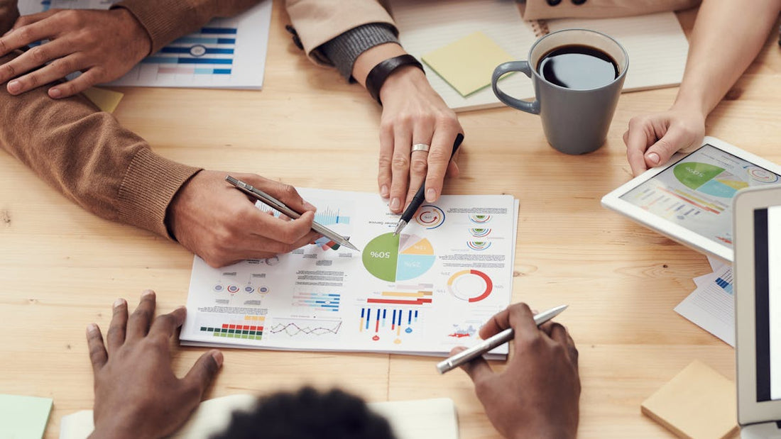 Business team in a strategy meeting