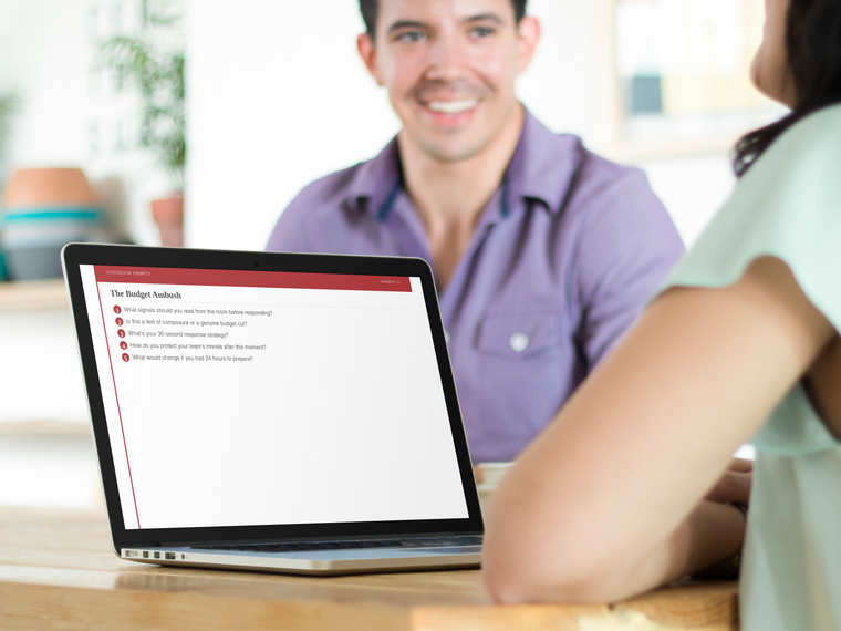 Leaders Edge Labs digital edition on laptop